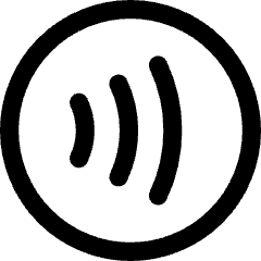 Contactless Payment Icon from Core Line Set