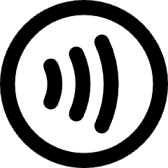 Contactless Payment Icon from Core Remix Set