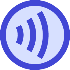 Contactless Payment Icon from Sharp Duo Set