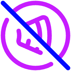 Payment Contactless Off Icon from Plump Neon Set