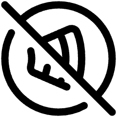 Payment Contactless Off Icon from Plump Line Set
