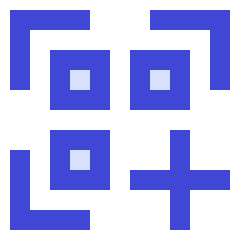 Qr Code Add Generate Icon from Sharp Duo Set