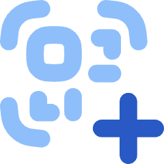 Qr Code Add Generate Icon from Flex Flat Set