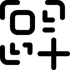 Qr Code Add Generate Icon from Core Line Set