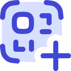 Qr Code Add Generate Icon from Flex Duo Set