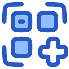 Qr Code Add Generate Icon from Plump Duo Set