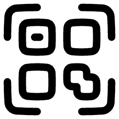 Qr Code Icon from Plump Line Set