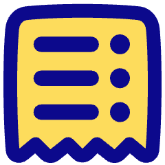 Receipt 1 Icon from Plump Pop Set