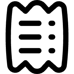 Receipt 2 Icon from Flex Line Set