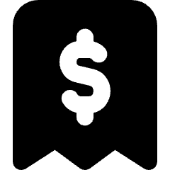 Receipt Icon from Micro Solid Set