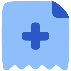 Receipt Add Icon from Plump Flat Set