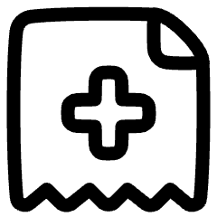 Receipt Add Icon from Plump Line Set