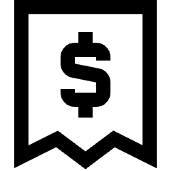 Receipt Icon from Sharp Line Set