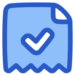 Receipt Check Icon from Plump Duo Set