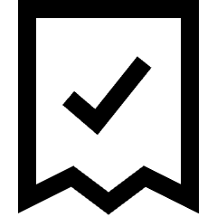 Receipt Check Icon from Sharp Line Set