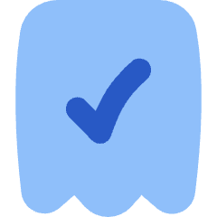 Receipt Check Icon from Flex Flat Set