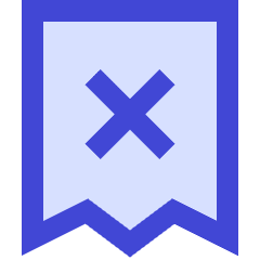 Receipt Cross Icon from Sharp Duo Set