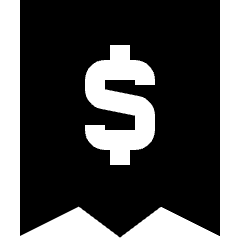 Receipt Icon from Sharp Solid Set