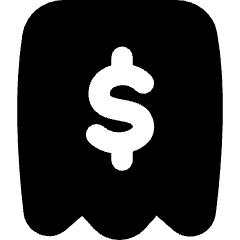 Receipt Icon from Flex Solid Set
