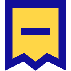 Receipt Subtract Icon from Sharp Pop Set