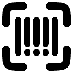 Scanner Bar Code Icon from Plump Solid Set