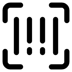 Scanner Bar Code Icon from Core Line Set