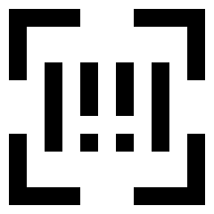 Scanner Bar Code Icon from Sharp Line Set