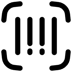 Scanner Bar Code Icon from Flex Line Set