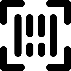 Scanner Bar Code Icon from Micro Line Set