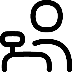 Shop Cashier Man Icon from Flex Line Set