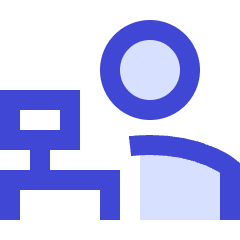 Shop Cashier Man Icon from Sharp Duo Set