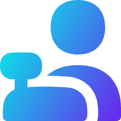 Shop Cashier Man Icon from Flex Gradient Set