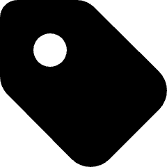 Tag Icon from Micro Solid Set