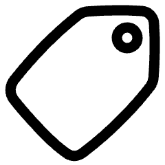 Tag Icon from Plump Line Set