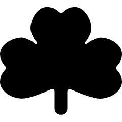 Casino Clover Icon from Ultimate Bold Set