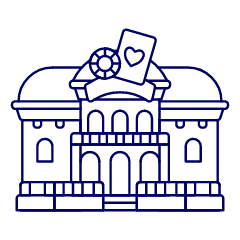 Casino Illustration from UX Line Set