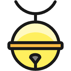 Cat Bell Icon from Ultimate Colors Set