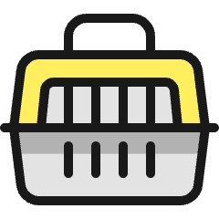 Cat Carrier Icon from Ultimate Colors Set