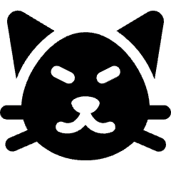 Cat Head Icon from Ultimate Bold Set