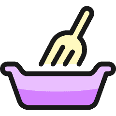 Cat Litter Icon from Ultimate Colors Set