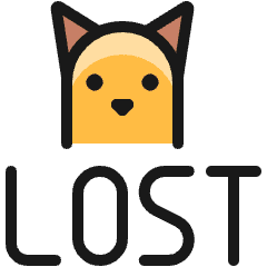 Cat Lost Icon from Ultimate Colors Set