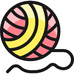 Cat Yarn Icon from Ultimate Colors Set
