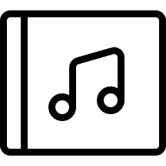 Cd Album Note Icon from Ultimate Light Set