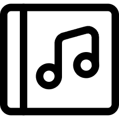 Cd Album Note Icon from Ultimate Regular Set