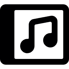 Cd Album Note Icon from Ultimate Bold Set