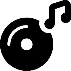 CD Play Alternate Icon from Ultimate Bold Set