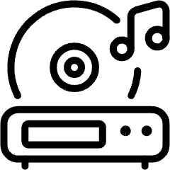 Cd Player Icon from Ultimate Light Set