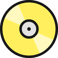 Cd Playing Icon from Ultimate Colors Set