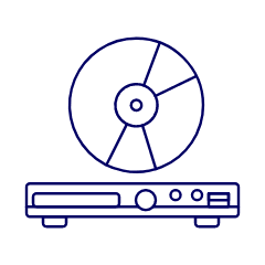 Cd Players 2 Illustration from UX Line Set