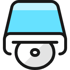 Cd Rom Icon from Ultimate Colors Set